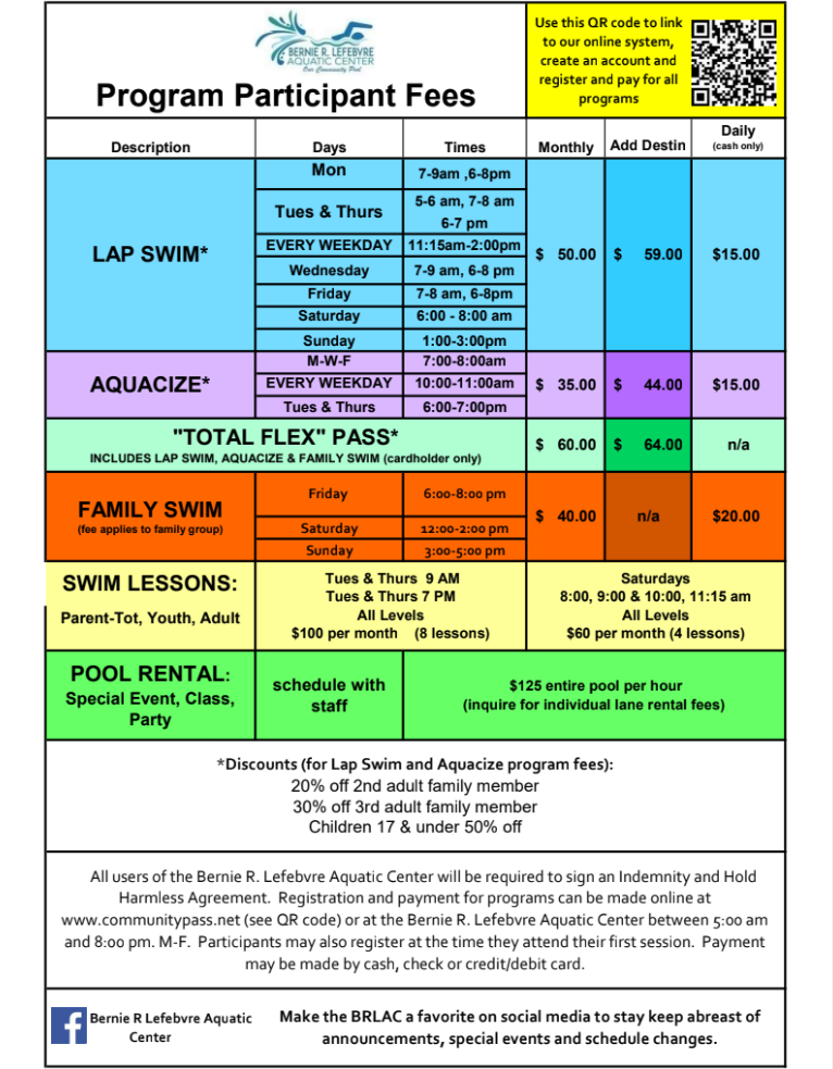 Bernie Lefebvre participant fees