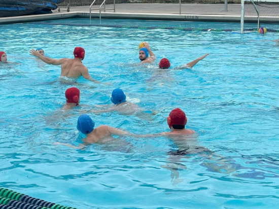 Water polo scrimmage at the Taj in Destin