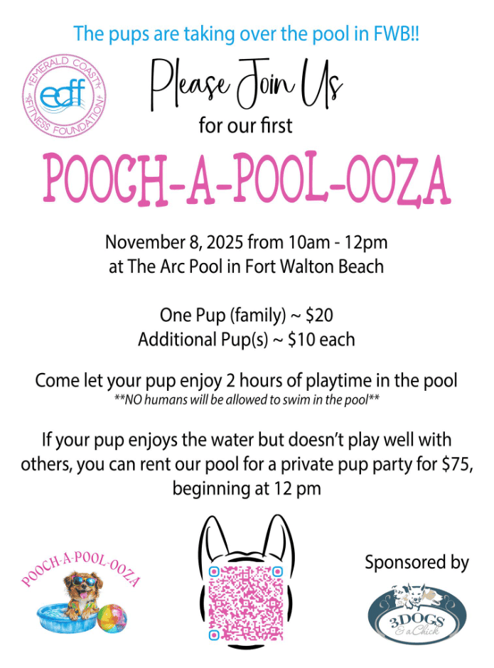 Bark and Splash Pool Splash information