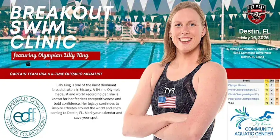 Lilly King breakout swim clinic