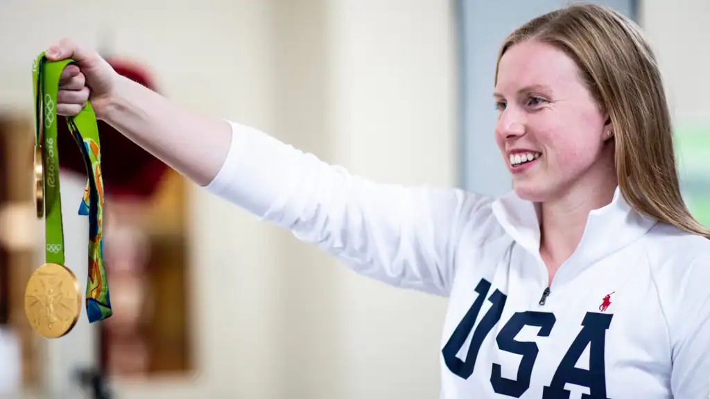 Lilly with Gold medal